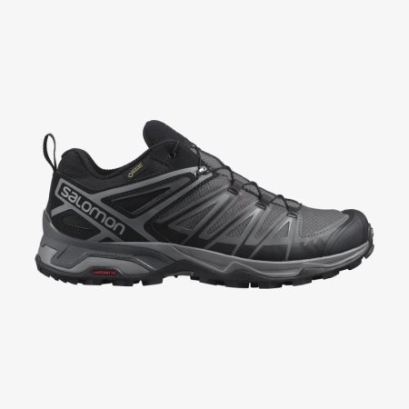 Salomon X ULTRA 3 GORE-TEX Panske Turistické Topánky - Čierne/Siva (SK 2-IUX)